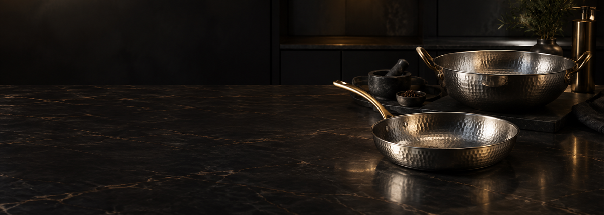 Cinematic Ashbury Kitchen titanium pans collection banner