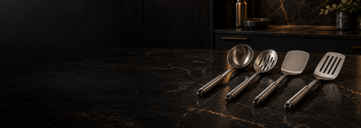 Cinematic Ashbury Kitchen titanium utensils collection banner