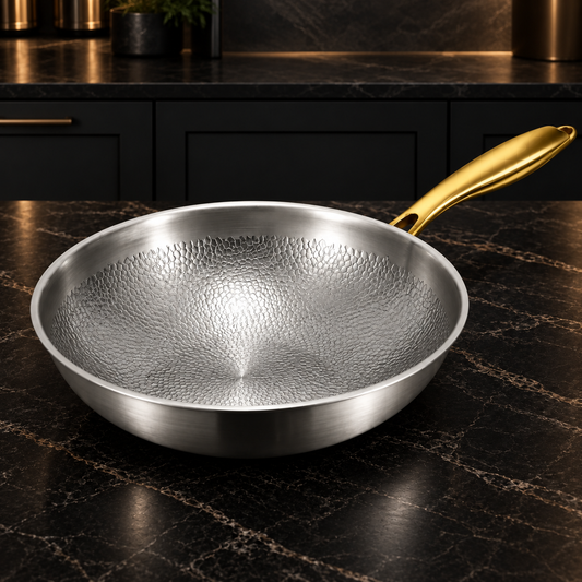 Flat-Bottom Titanium Wok — image 1