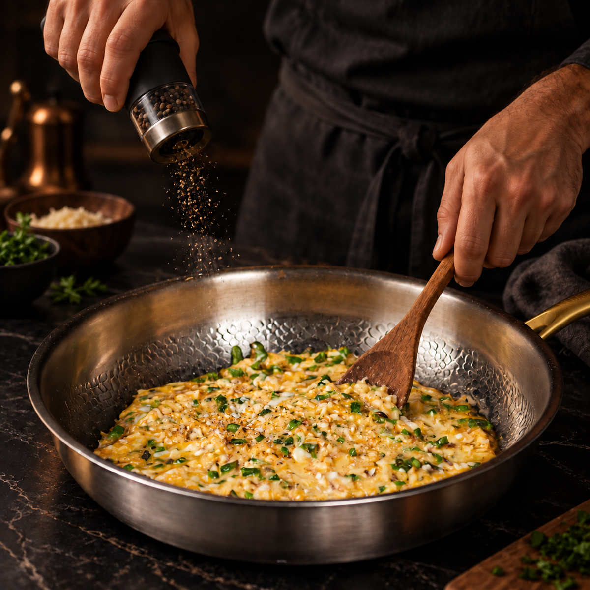Hammered Titanium Frying Pan — image 6