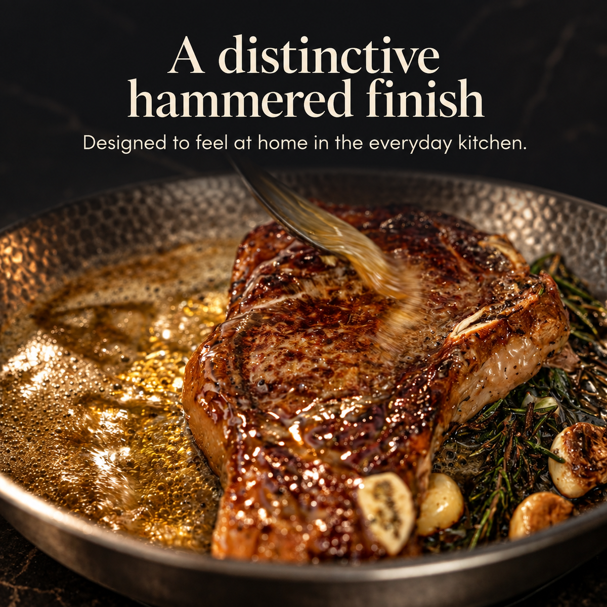 Hammered Titanium Frying Pan — image 9