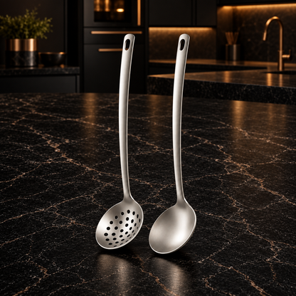Titanium Soup Spoon Set — image 1