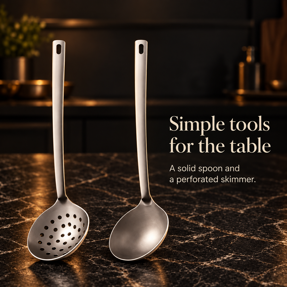 Titanium Soup Spoon Set — image 2